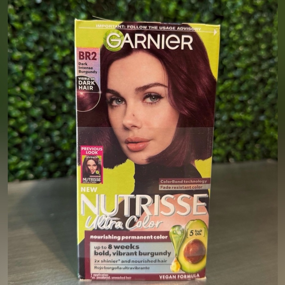Garnier Permanent Hair Color - BR2- Dark Intense Burgundy 3pk